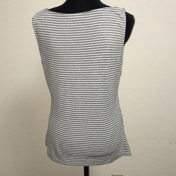 New WHBM Grey Striped Size L - Picture 5 of 8